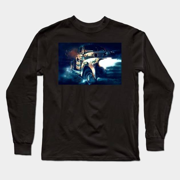 Need A Ride?? (Rusty Truck) Long Sleeve T-Shirt by Unique Designs